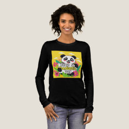 Camiseta Triblenda Cute Panda "Ten Un Día Pandástico"