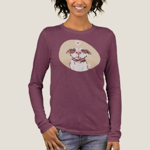 Camiseta Triblenda Cute Pit Bull Blank