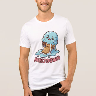 Camiseta Triblenda Cute Pun de Helado Derretido Mental