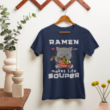 Cute Ramen hace fideos de gatos de Souto de la vid