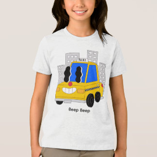 Camiseta Triblenda Cute Smiling Taxi Cartoon – Funny City Car Charact