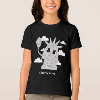 Camiseta Triblenda Cute Statue of Liberty