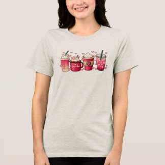 Camiseta Triblenda Cute Valentine Coffee Valentine’s Day Shirt Gift
