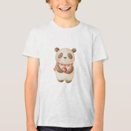 Camiseta Triblenda Cute Watercolor Panda Nursery Animal Illustration