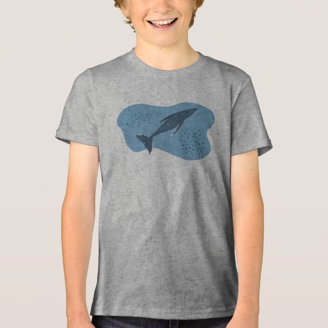 Camiseta Triblenda Cute Whale (Anverso)