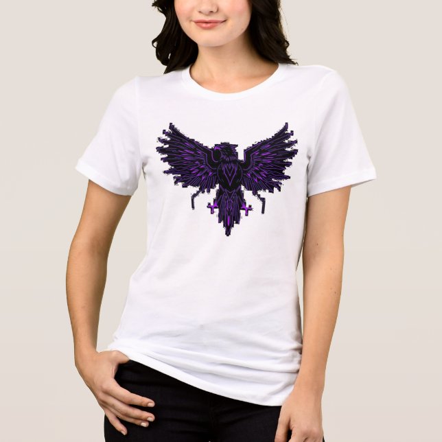Camiseta Triblenda Cyber Eagle – Wächter der Zukunft (Anverso)