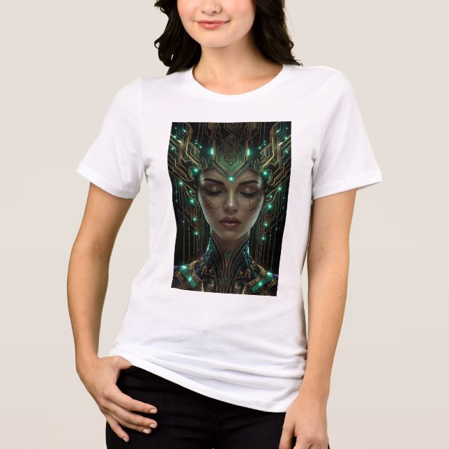 Camiseta Triblenda Cyber Goddess of Light (Anverso)
