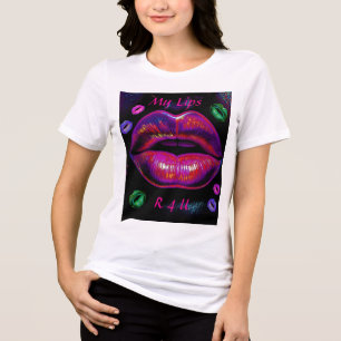 Camiseta Triblenda Cyber Venus Labios - Mis Labios son para ti