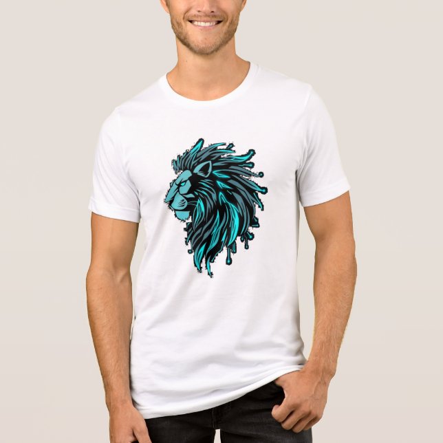 Camiseta Triblenda „CyberLion – Die Zukunft hat eine Mähne“ (Anverso)