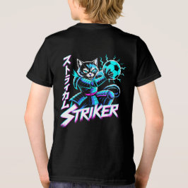 Camiseta Triblenda Cyberpunk Samurai Striker Cat For Gamers & Soccer 