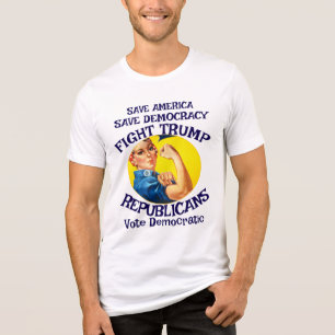 Camiseta Triblenda Czar Rue Mentiroso Trump POTUS Patriótico Tren MAG