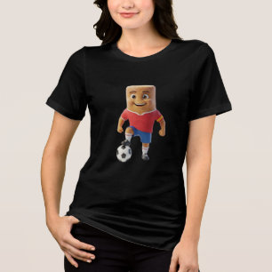 Camiseta Triblenda Czech Republic Soccer Shirt - Funny Cinnamon Roll 