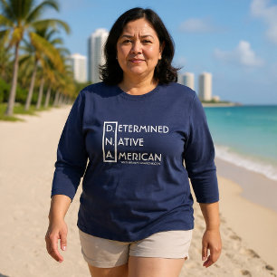 Camiseta Triblenda D.N.A. - Nativo americano determinado