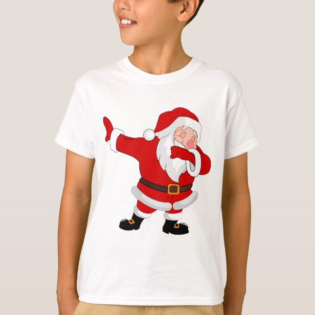 Camiseta Triblenda Dabbing Santa Claus Navidades Holiday Dab (Anverso)