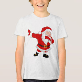 Camiseta Triblenda Dabbing Santa Claus Navidades Holiday Dab