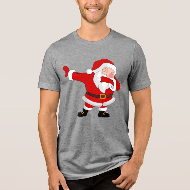 Camiseta Triblenda Dabbing Santa Claus Navidades Holiday Dab (Anverso)