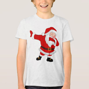 Camiseta Triblenda Dabbing Santa Claus Navidades Holiday Dab