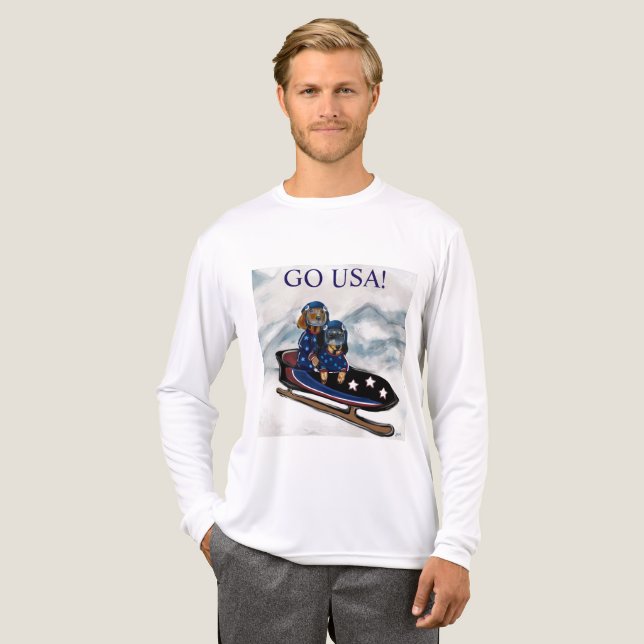 CAMISETA TRIBLENDA DACHSHUND  (Anverso Completo)