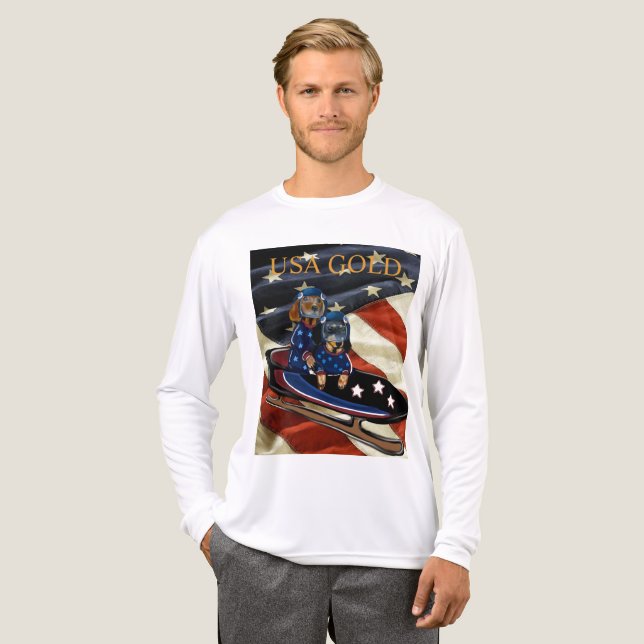 CAMISETA TRIBLENDA DACHSHUND  (Anverso Completo)