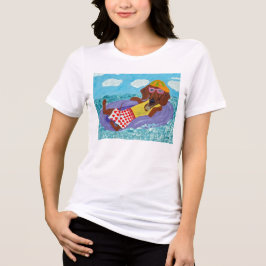 Camiseta Triblenda Dachshund Vagabundo de Playa