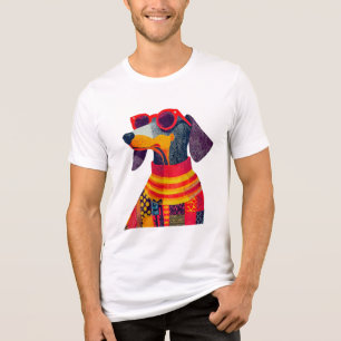 Camiseta Triblenda Dachshund Wienerdog Doxie Dogdad Con Estilo