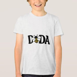 Camiseta Triblenda Dada Bee Cute Beeaving 1er Cumpleaños Fam