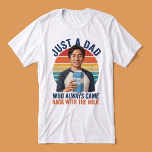 Camiseta Triblenda Dadmoo Divertido Solo un Papá Foto Retro