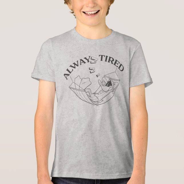 Camiseta Triblenda DAFFY DUCK™ Always Tired (Anverso)