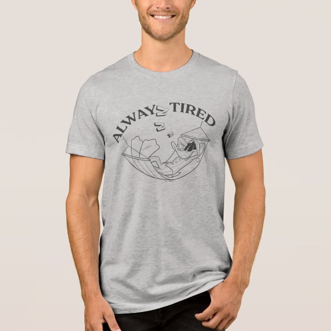 Camiseta Triblenda DAFFY DUCK™ Siempre Cansado (Anverso)
