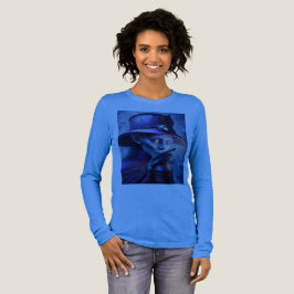 Camiseta Triblenda Dama Misteriosa Señalándote con el Dedo