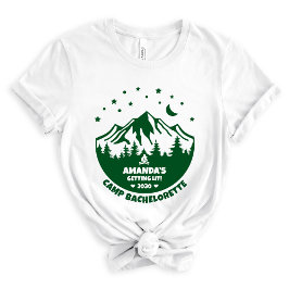 Camiseta Triblenda Damas de Honor Lindas Camping Despedida de Soltera