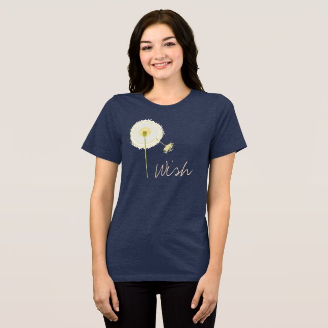 Camiseta Triblenda Dandelion Flower (Anverso Completo )