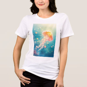 Camiseta Triblenda Danza de medusas en el océano