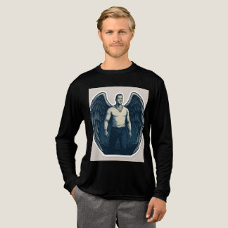 Camiseta Triblenda Dark Angel Warrior | Black Full Sleeve T-Shirt Des