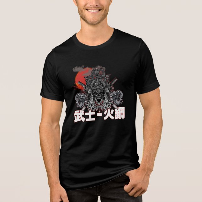 Camiseta Triblenda Dark Gothic & Japanese Mythology Apparel (Anverso)