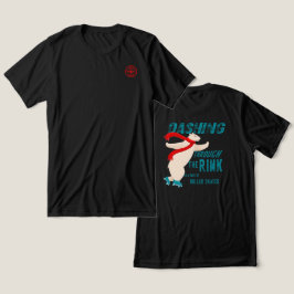 Camiseta Triblenda Dashing Through the Rink - diseño posterior