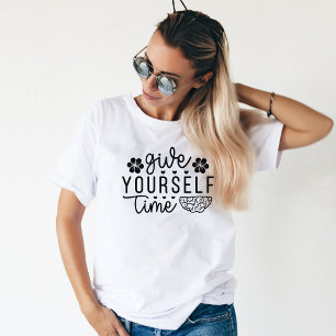 Camiseta Triblenda Date tiempo, salud mental motivadora