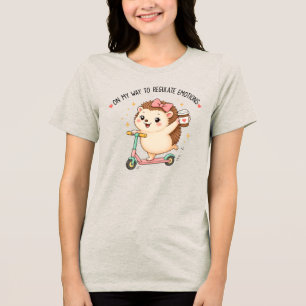 Camiseta Triblenda De Camino A Regular Emociones Erizo Divertido