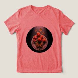 Camiseta Triblenda 🦋 de la camiseta de la mariposa dorada Tulip 🌷