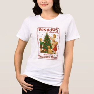 Camiseta Triblenda De las ventanas a las paredes Estoy a punto de dec