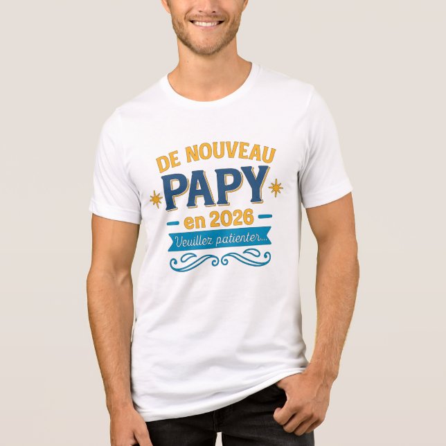 Camiseta Triblenda de nouveau papy en 2026 (Anverso)