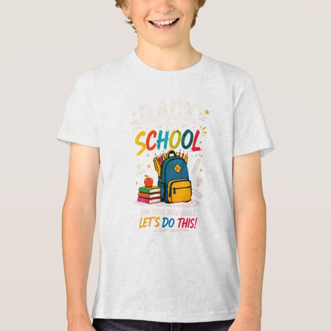 Camiseta Triblenda De vuelta a clases (Anverso)