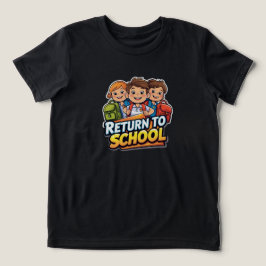 Camiseta Triblenda De vuelta a la camiseta de la Escuela Vibes - ¡Pre