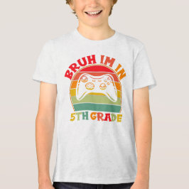 Camiseta Triblenda De vuelta a la escuela 5º grado - Juegos de arcoir