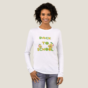 Camiseta Triblenda De vuelta a la escuela peras graciosas