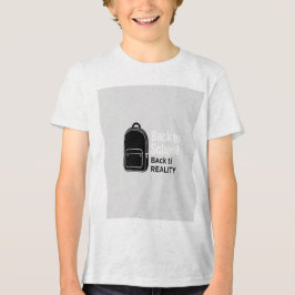 Camiseta Triblenda De vuelta a la mochila escolar - Divertido regreso