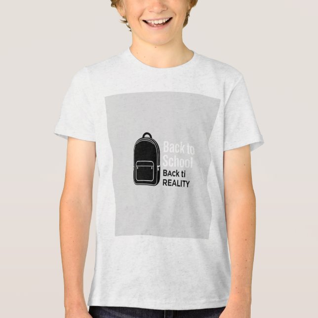 Camiseta Triblenda De vuelta a la mochila escolar - Divertido regreso