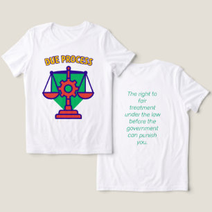 Camiseta Triblenda Debido proceso: justicia en equilibrio