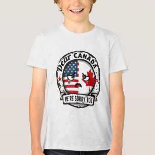 Camiseta Triblenda Decepción Amor A Los Ee.Uu. Queridos Canadá