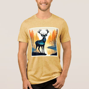Camiseta Triblenda Deer forestal místico